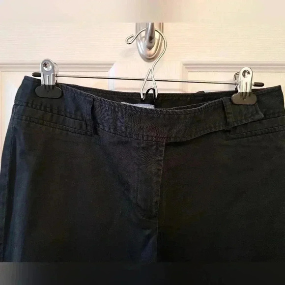 ❤️ Smart Set Cropped Black Straight Leg Capri Pant Size 9 - Picture 4 of 11